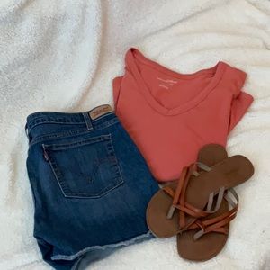 Levi’s denim shorts